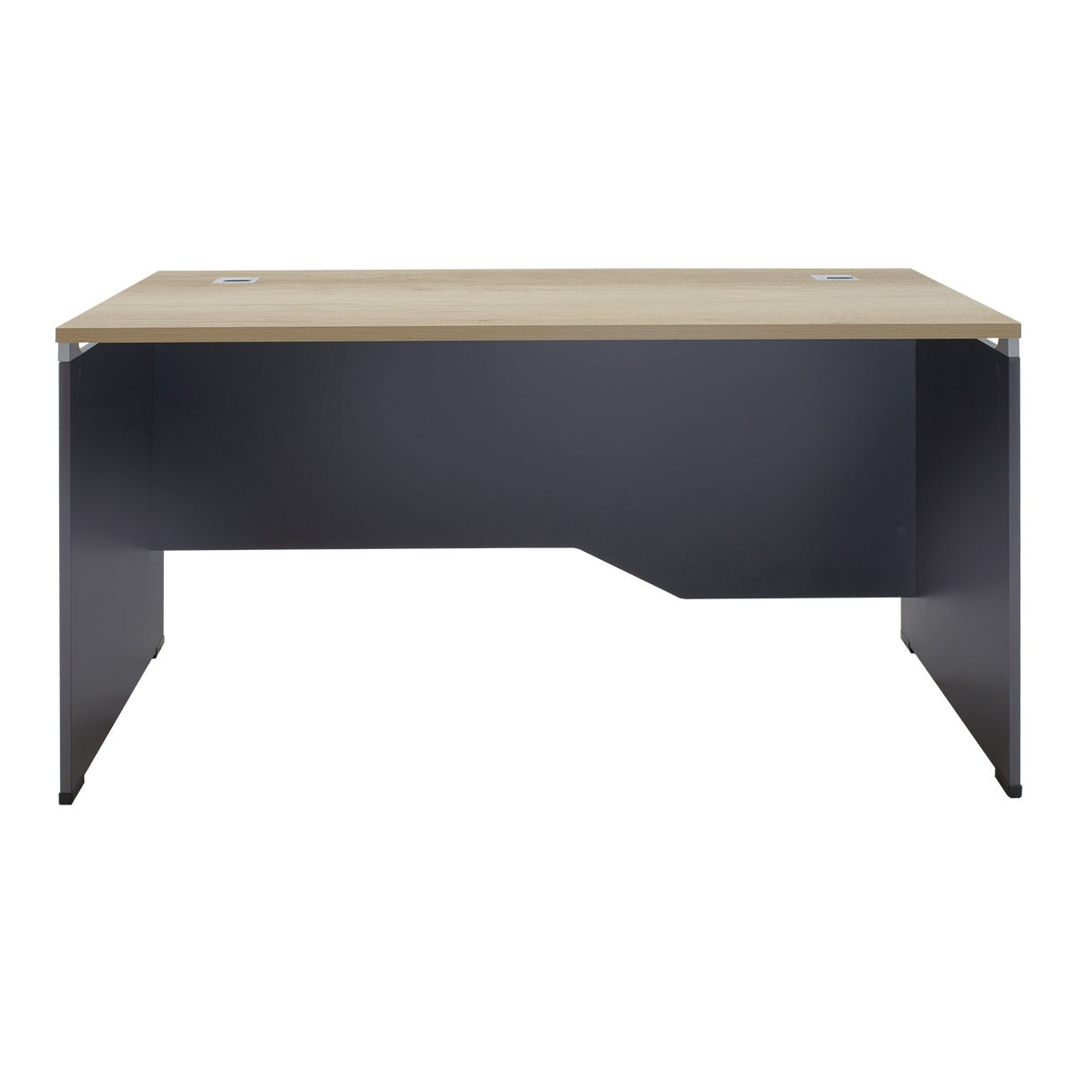 Birou manager Lotus, Stejar - Gri inchis, 150x80x75 cm