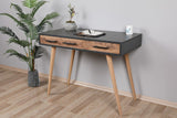 Birou Milano cu 2 sertare, Stejar Gri, 105x79x55 cm