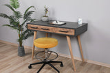 Birou Milano cu 2 sertare, Stejar Gri, 105x79x55 cm