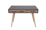 Birou Milano cu 2 sertare, Stejar Gri, 105x79x55 cm