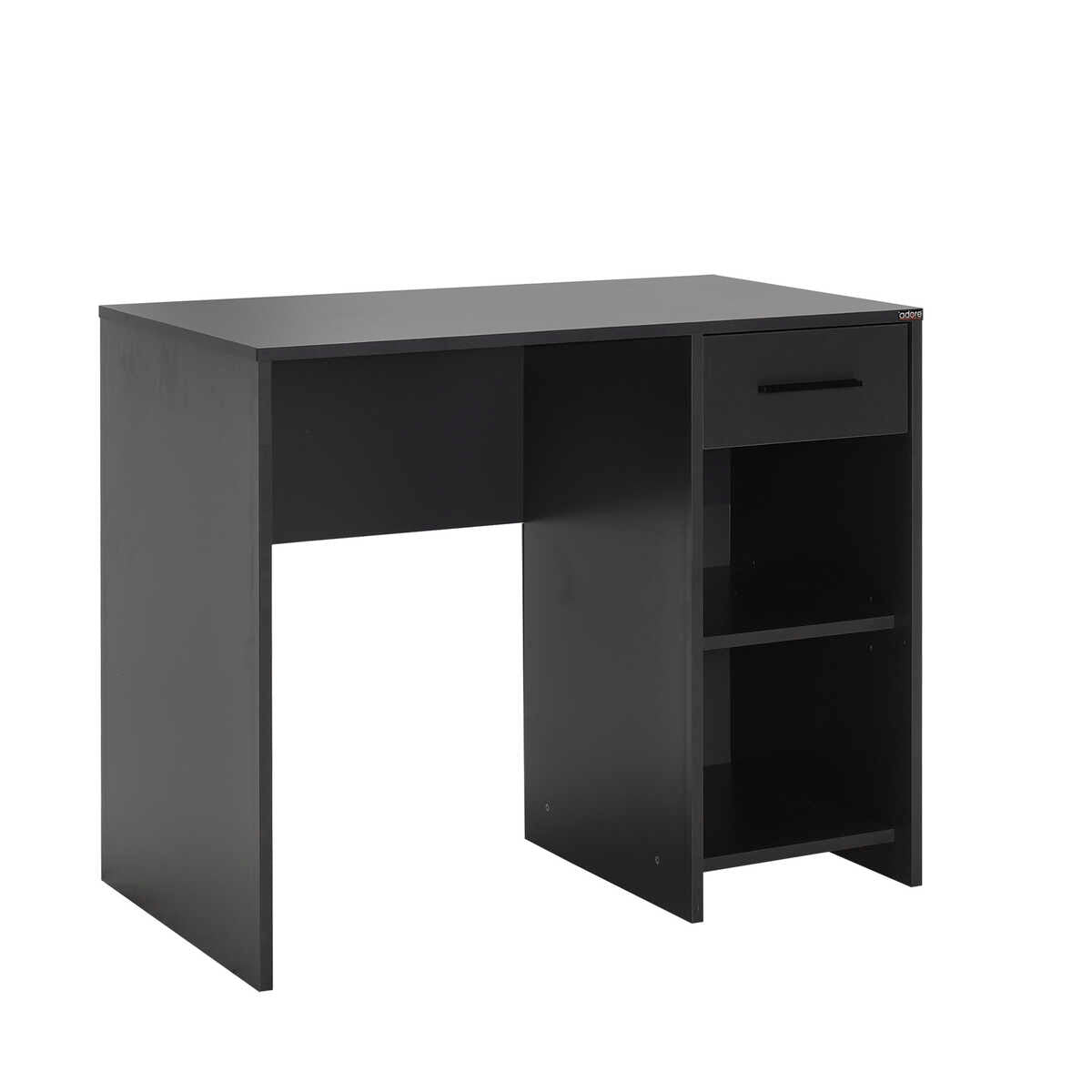 Birou Modern CMS-505-BB-1 Home Collection® Concept cu Sertar și 2 Rafturi, Alb - Maro - Stejar - Antracit, 90x52x75 cm - Antracit | SKU: CMS-505-AA-1