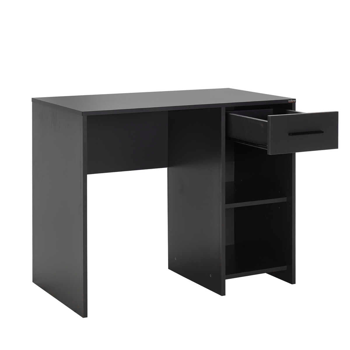 Birou Modern CMS-505-BB-1 Home Collection® Concept cu Sertar și 2 Rafturi, Alb - Maro - Stejar - Antracit, 90x52x75 cm - Antracit | SKU: CMS-505-AA-1