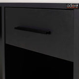 Birou Modern CMS-505-BB-1 Home Collection® Concept cu Sertar și 2 Rafturi, Alb - Maro - Stejar - Antracit, 90x52x75 cm - Antracit | SKU: CMS-505-AA-1