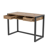 Birou Ogene cu 2 sertare, Crem, 105x77x55 cm