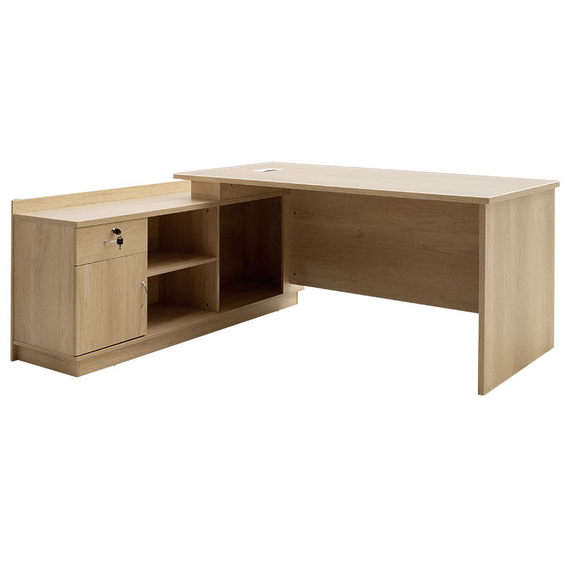 Birou profesional Amazon colt stanga, Sonoma, 180x160x76 cm, imagine suplimentara