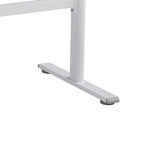Birou reglabil pe inaltime Karla, Sonoma - Alb, 120x60x72/115 cm - Alb