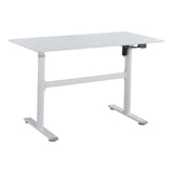 Birou reglabil pe inaltime Karla, Sonoma - Alb, 120x60x72/115 cm - Birou reglabil pe inaltime Karla, Sonoma - Alb, 120x60x72/115 cm - 069-000063