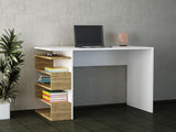 Birou Robin, 120x60x75 cm - Alb-Nuc