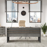 Birou Sartoria Lung, Gri Maro, 180x75x90 cm