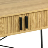 Birou Scandi, /metal, Natural, 120x60x76 cm