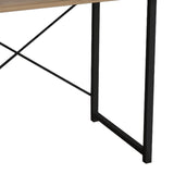 Birou Ustando, Stejar - Antracit, 90x60x72 cm - Stejar