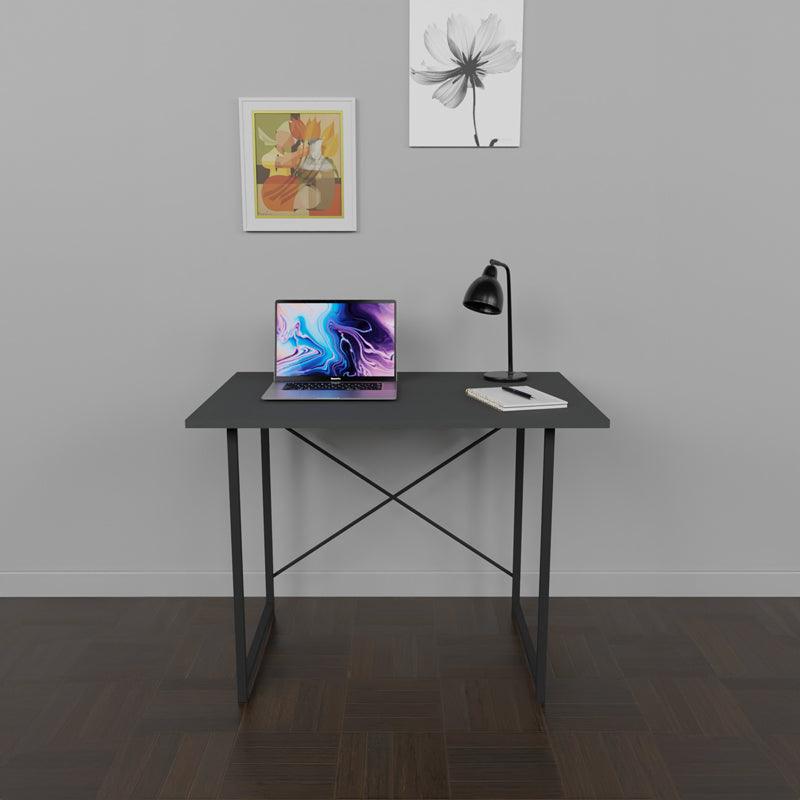 Birou Ustando, Stejar - Antracit, 90x60x72 cm - Antracit