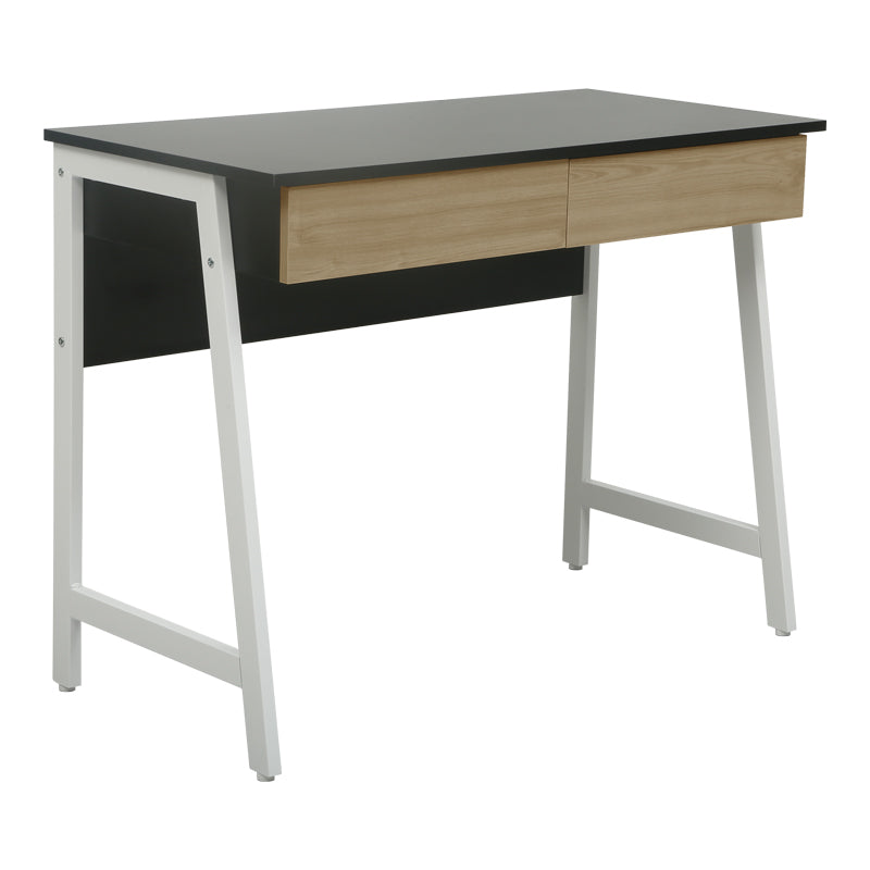 Natural - Negru | SKU: 225-000115 | Birou Vertan, Natural - Negru, 100x48x76 cm, varianta Natural - Negru, produs pentru amenajarea locuinței, disponibil online în România la CasaMob