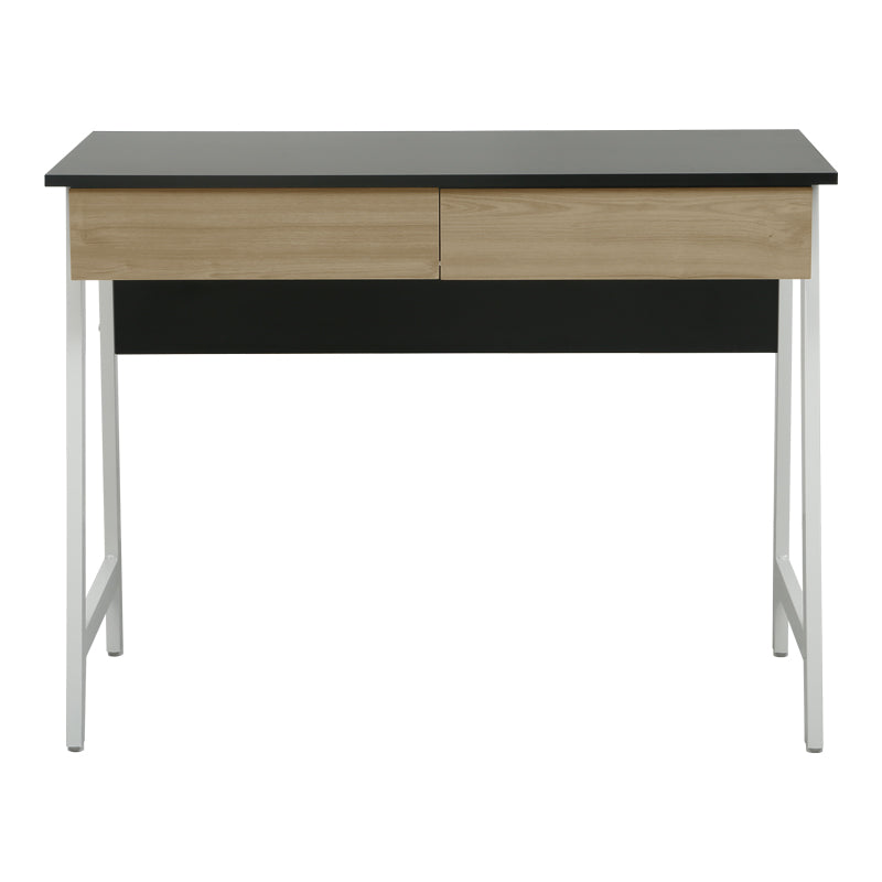 Natural - Negru | SKU: 225-000115 | Birou Vertan, Natural - Negru, 100x48x76 cm, varianta Natural - Negru, produs pentru amenajarea locuinței, disponibil online în România la CasaMob