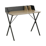 Birou Zervan, Alb - Negru, 90x50x85 cm - Birou Zervan, Alb - Negru, 90x50x85 cm