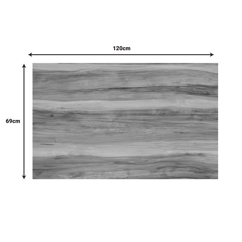 Blat de masa Noble, Nuc, 12 mm, 69x120 cm, detaliu produs