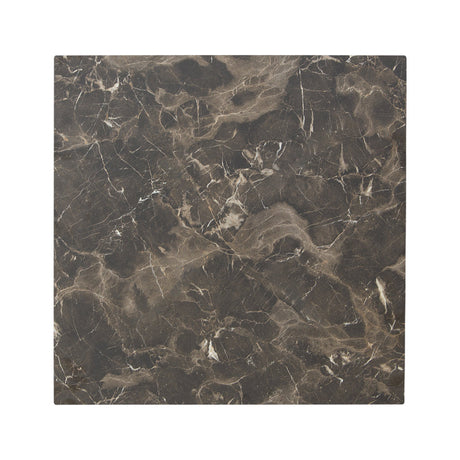 Blat de masa Verhia, Gri inchis, 12 mm, 60x60 cm