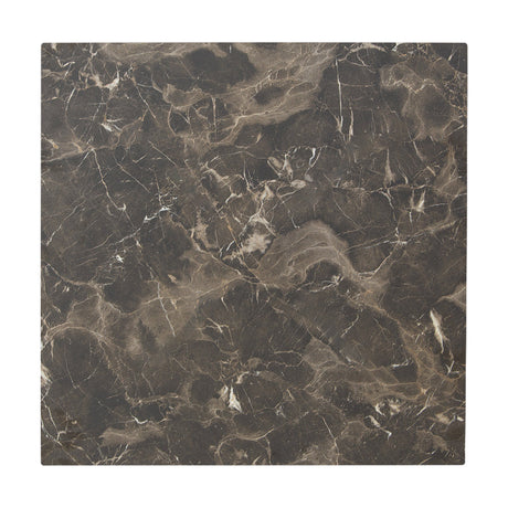 Blat de masa Verhia, Gri inchis, 12 mm, 69x69 cm