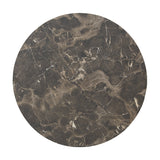 Blat de Masa Verhia Gri inchis D69cm grosime 12mm, 69x69 cm