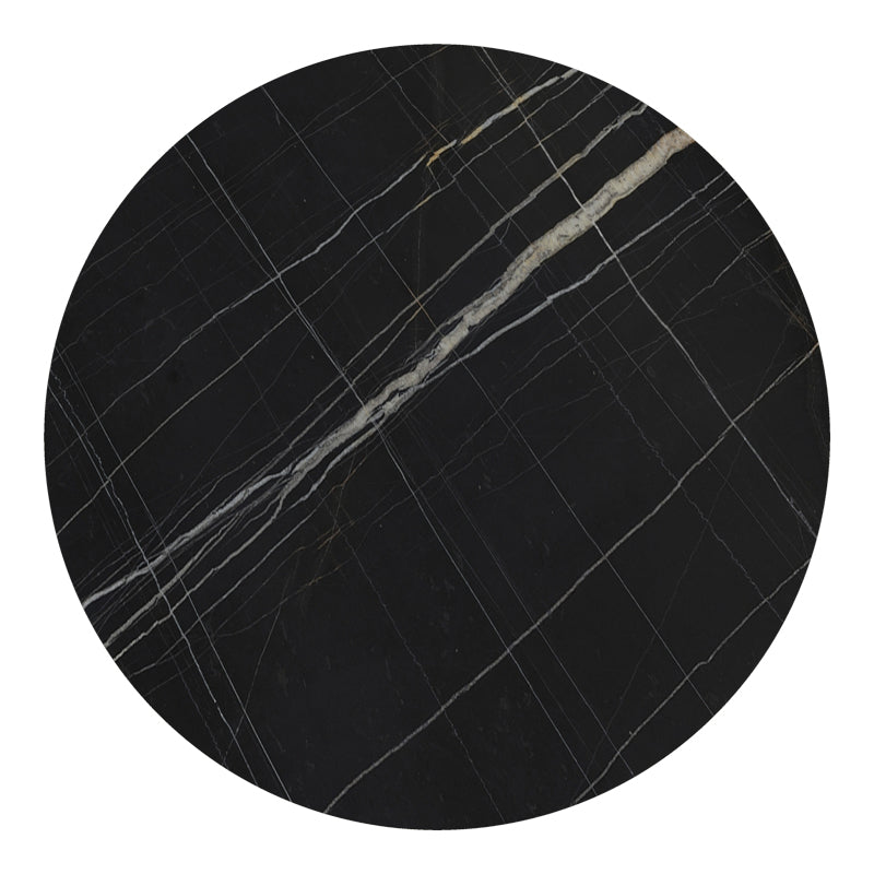 Blat masa Relian D80 cm, marmura neagra, 12 mm, 80x80 cm