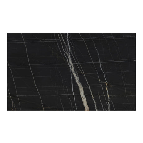 Blat masa Relian, marmura neagra, 12 mm, 69x120 cm