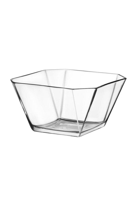 Bol de salată, Transparent, Multicolor, 19.6x19.6x10.4 cm