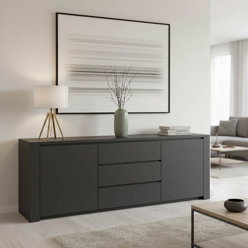 Comoda Kalya, Diverse culori, 220x49x89 cm - Comoda Kalya, Diverse culori, 220x49x89 cm