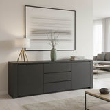Comoda Kalya, Diverse culori, 220x49x89 cm - Comoda Kalya, Diverse culori, 220x49x89 cm