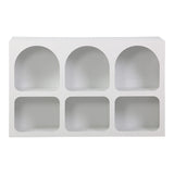 Bufet cu rafturi Emersi, Alb, 120x35x76 cm