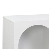 Bufet cu rafturi Emersi, Alb, 120x35x76 cm
