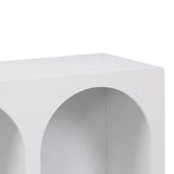 Bufet cu rafturi Emersi, Alb, 120x35x76 cm