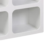 Bufet cu rafturi Emersi, Alb, 120x35x76 cm