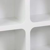 Bufet cu rafturi Emersi, Alb, 120x35x76 cm