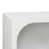 Bufet cu rafturi Emersi, Alb, 164x34x76 cm
