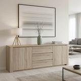 Comoda Kalya, Diverse culori, 220x49x89 cm - Comoda Kalya, Diverse culori, 220x49x89 cm - 383-000018