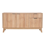 Bufet modern cu spatiu de depozitare Hamea, Natur, 150x39x73 cm