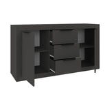 Comoda Doha, Diverse culori, 150x45x80 cm - Antracit