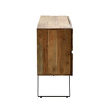 Comodă Imena, lemn de acacia, Natur, 148x43x86 cm
