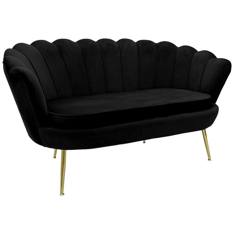 Canapea 2 locuri Daimon catifea, 134x70x77 cm - Canapea 2 locuri Daimon catifea, 134x70x77 cm - 128-000007