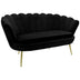 Canapea 2 locuri Daimon catifea, 134x70x77 cm - 128-000007