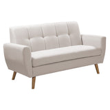 Canapea 2 locuri Decency, bej, 149x75x86 cm