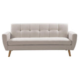 Canapea 2 locuri Decency, bej, 149x75x86 cm