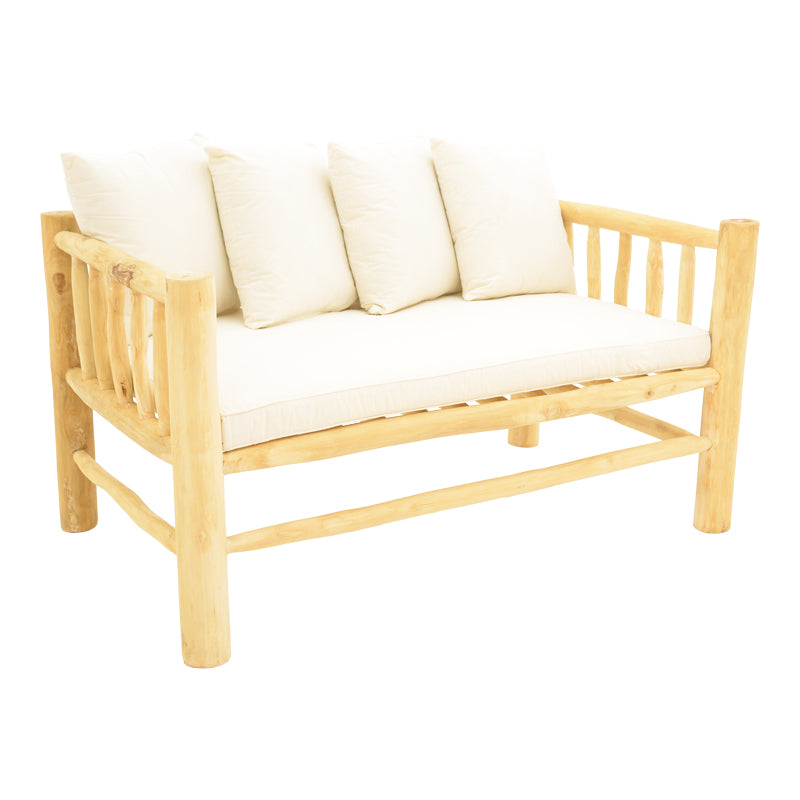 Natur | SKU: 336-000043 | Canapea 2 locuri Guada, Natur, 135x80x71 cm, varianta Natur, produs pentru amenajarea locuinței, disponibil online în România la CasaMob