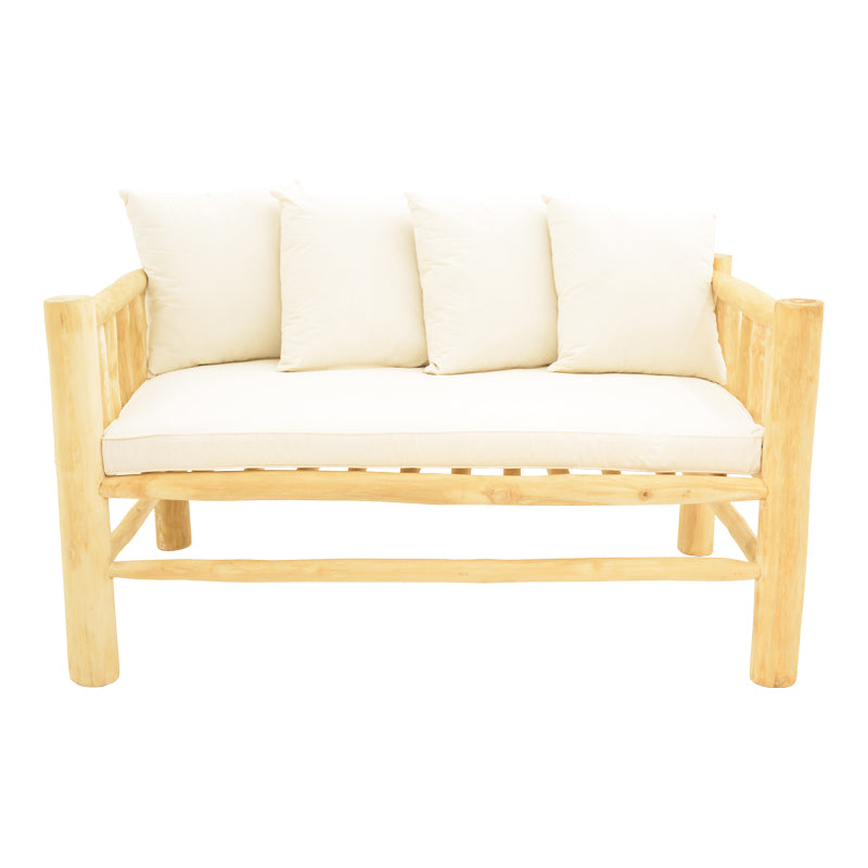 Natur | SKU: 336-000043 | Canapea 2 locuri Guada, Natur, 135x80x71 cm, varianta Natur, produs pentru amenajarea locuinței, disponibil online în România la CasaMob