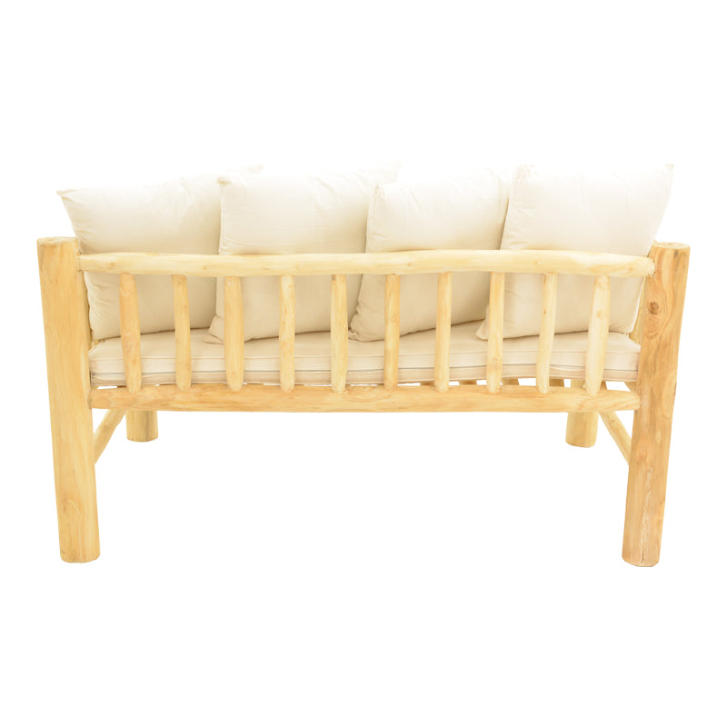 Natur | SKU: 336-000043 | Canapea 2 locuri Guada, Natur, 135x80x71 cm, varianta Natur, produs pentru amenajarea locuinței, disponibil online în România la CasaMob