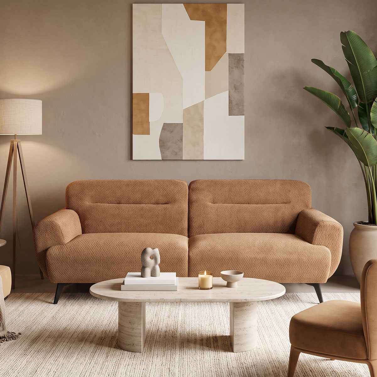 Canapea 3 locuri Anbola, Diverse culori, 213x87x80 cm - Maro | SKU: 371-000048 | Canapea 3 locuri Anbola, 213x87x80 cm, varianta Maro, produs pentru amenajarea locuinței, disponibil online în România la CasaMob