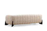Canapea 3 locuri Sandreo Avni, Alb, 248x70x100 cm