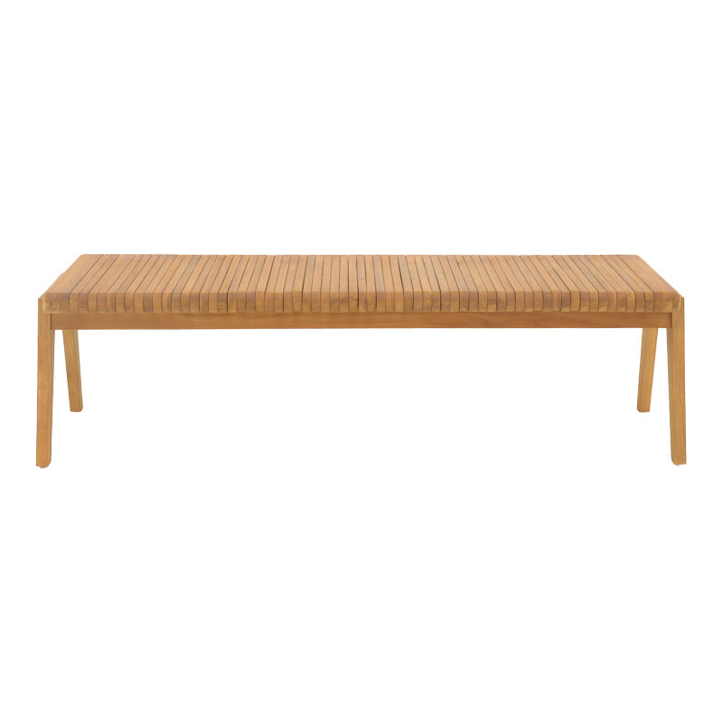 Canapea-bancă polimorfă Jey, Lemn Teak, Natur, 150x57x80 cm