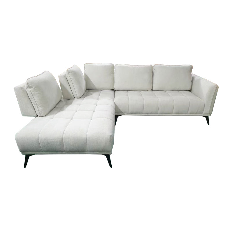 Canapea Belanza, colț dreapta, Diverse culori, 265x213x90 cm - Bej | SKU: 371-000042 | Canapea Belanza, colț dreapta, 265x213x90 cm, varianta Bej, produs pentru amenajarea locuinței, disponibil online în România la CasaMob