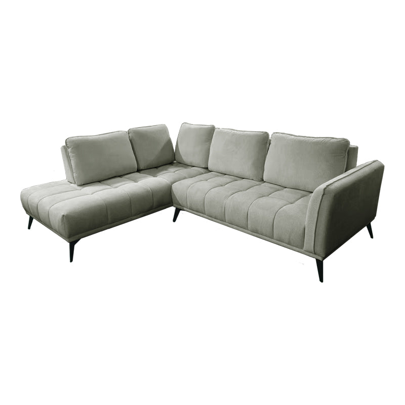 Canapea Belanza, colț dreapta, Diverse culori, 265x213x90 cm - Bej - Gri | SKU: 371-000046 | Canapea Belanza, colț dreapta, 265x213x90 cm, varianta Bej - Gri, produs pentru amenajarea locuinței, disponibil online în România la CasaMob